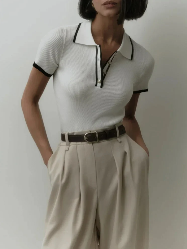 CARLOTTA - Knit Blouse