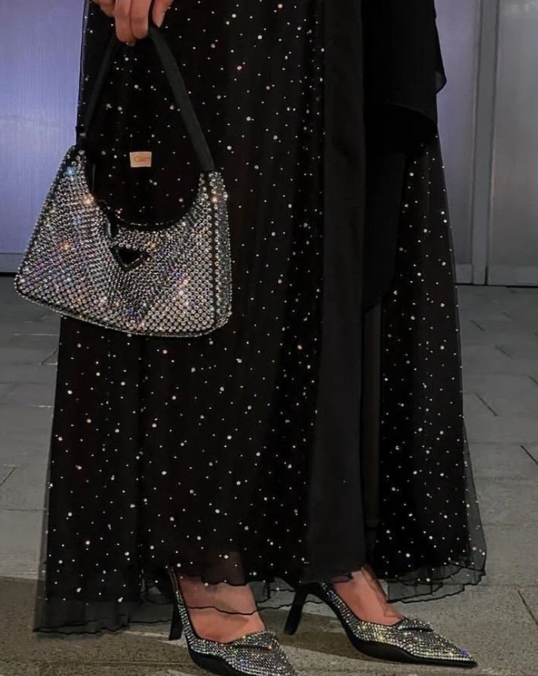 FIORE GLITTER Abaya