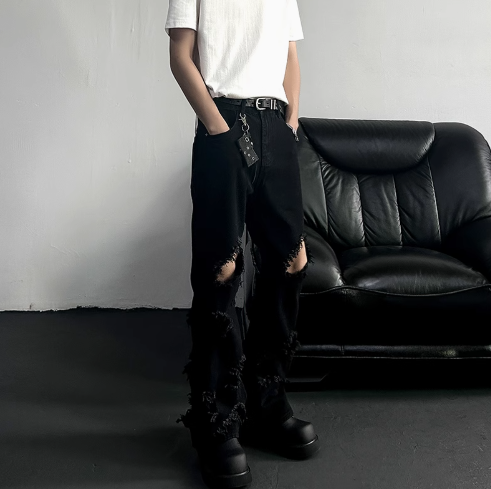 "Rebel&Leather" ATRAMIS - Denim Pants