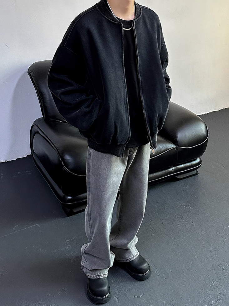"Rebel&Leather" BALLER - Bomber Jacket 580g