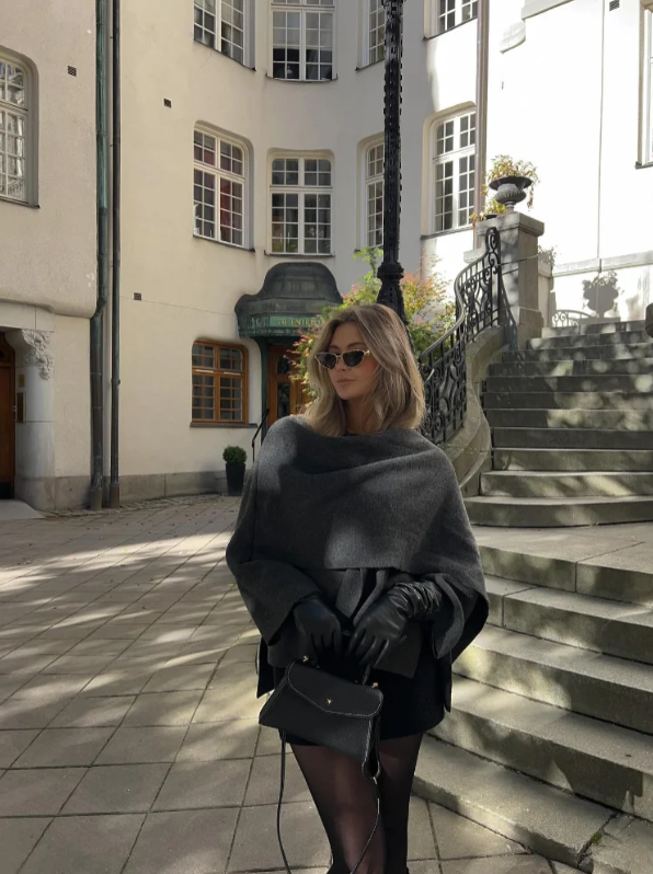 "Velure" Cape Coat