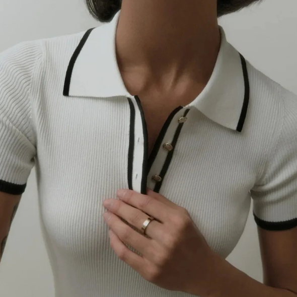 CARLOTTA - Knit Blouse