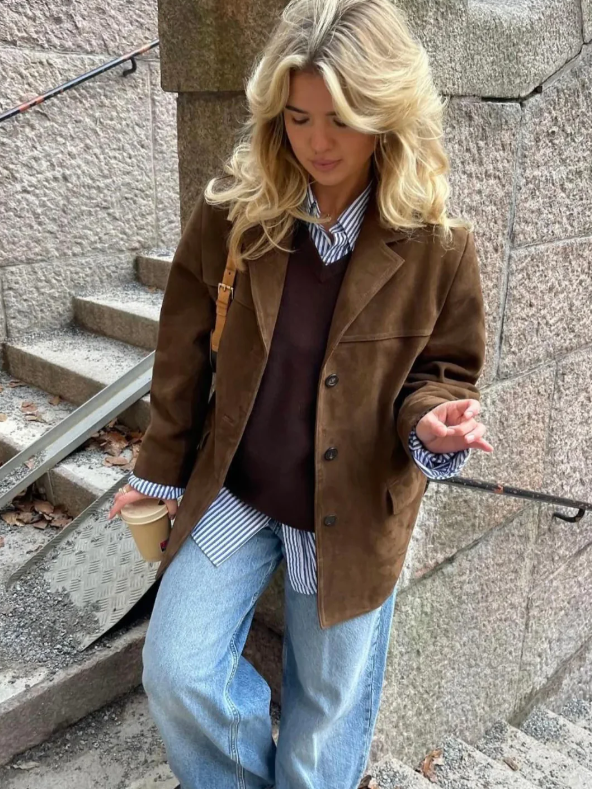 BIANCA - Buttoned Jacke