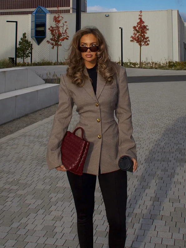 ANNIKA - V Neck Coat