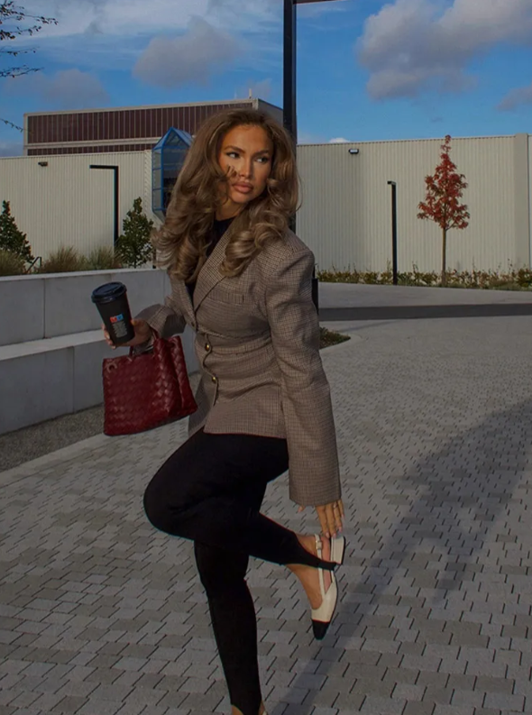 ANNIKA - V Neck Coat