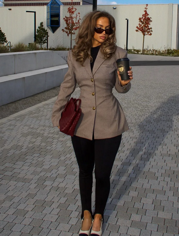 ANNIKA - V Neck Coat