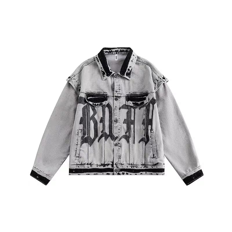 "High Street" - Distressed Denim Jacket