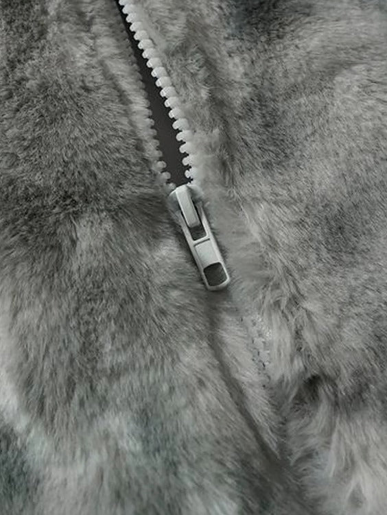 "Y2X" STONEWASHED WOLF - Lambwoll Jacket