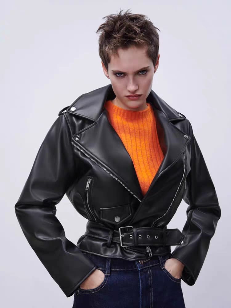 "Rebel & Leather" Chick - Leather Jacket