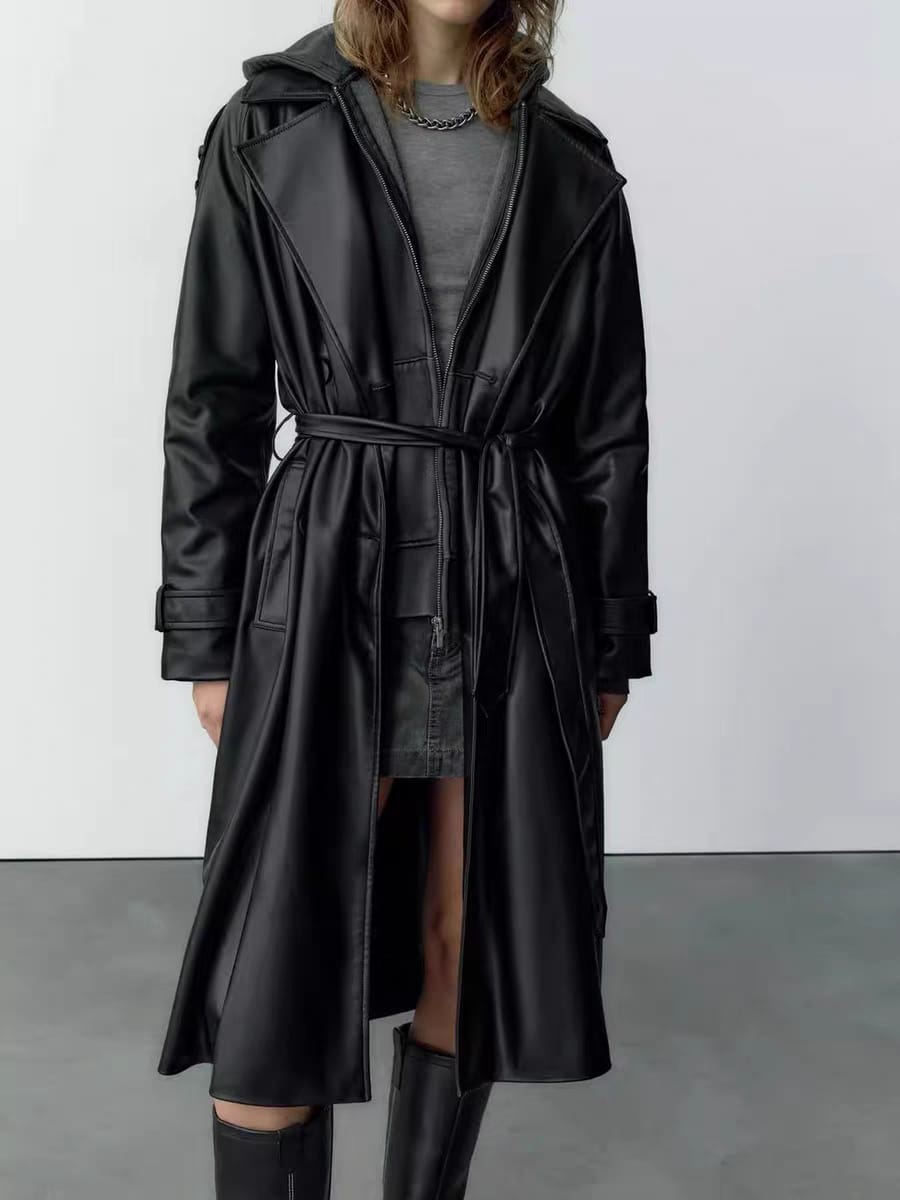 "ALLBLACKEVERYTH!NG" - Leather Coat