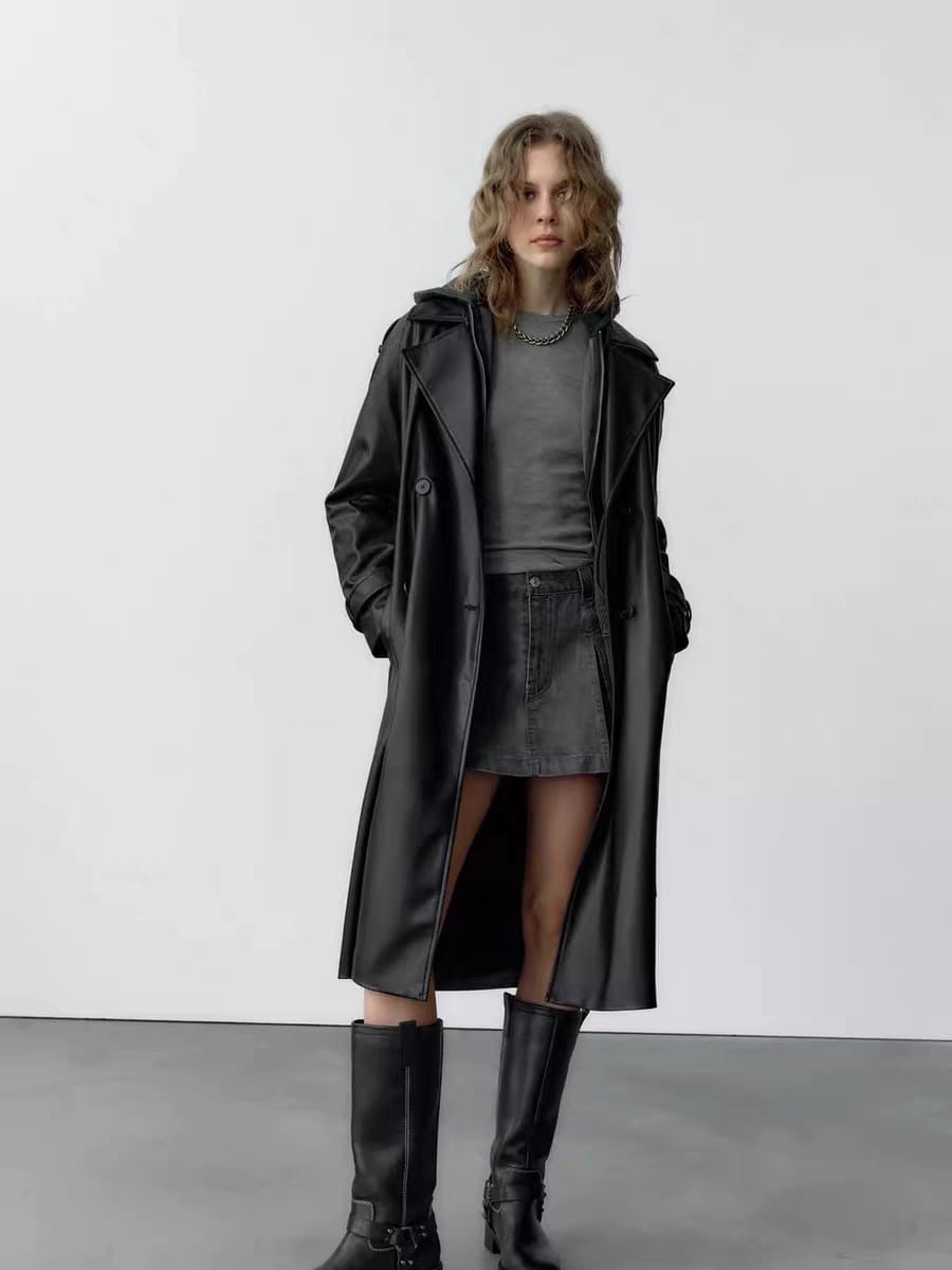 "ALLBLACKEVERYTH!NG" - Leather Coat