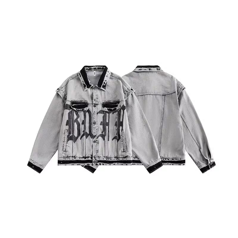 "High Street" - Distressed Denim Jacket
