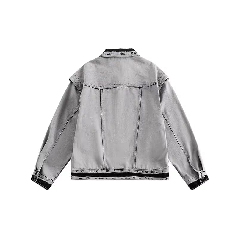 "High Street" - Distressed Denim Jacket