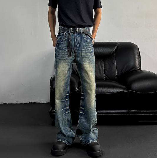 "Rebel&Leather" SCRATCH - Street Style Jeans