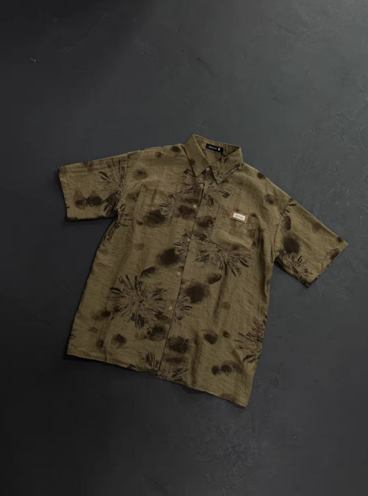 "Rebel&Leather" BONEZ - Collared Shirt