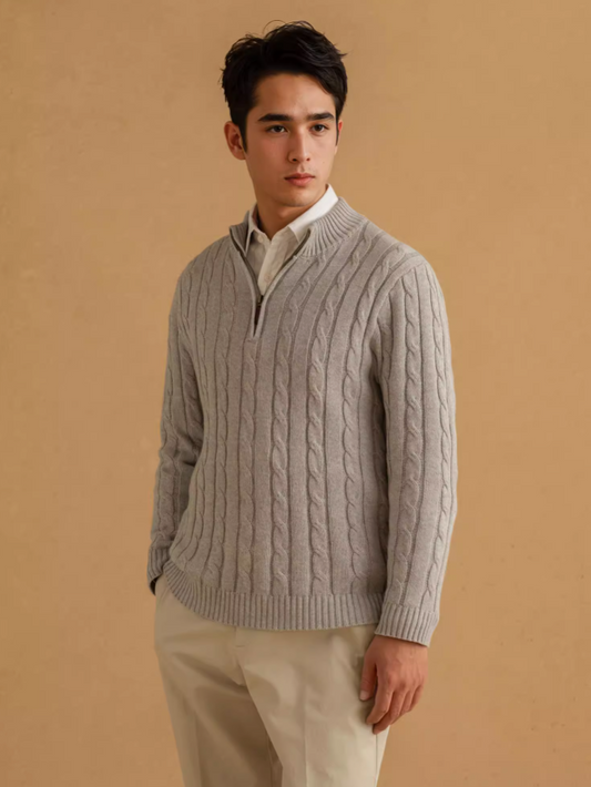 "Velure" Half Zip Sweatshirt
