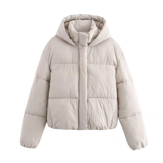 "Velure" Frost Bite - Cropped Puffer Jacket