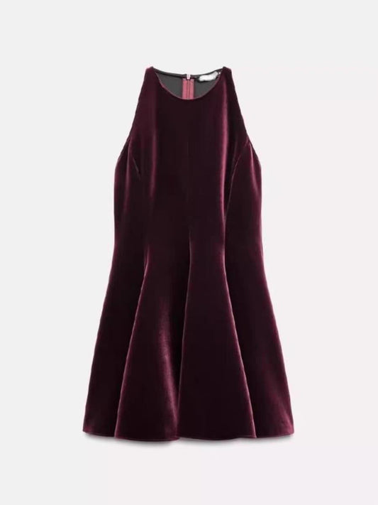 "Velure" Red Wine - Dress