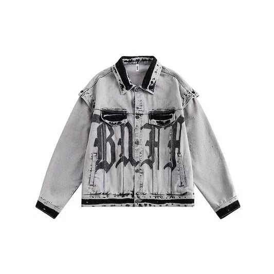 "High Street" - Distressed Denim Jacket
